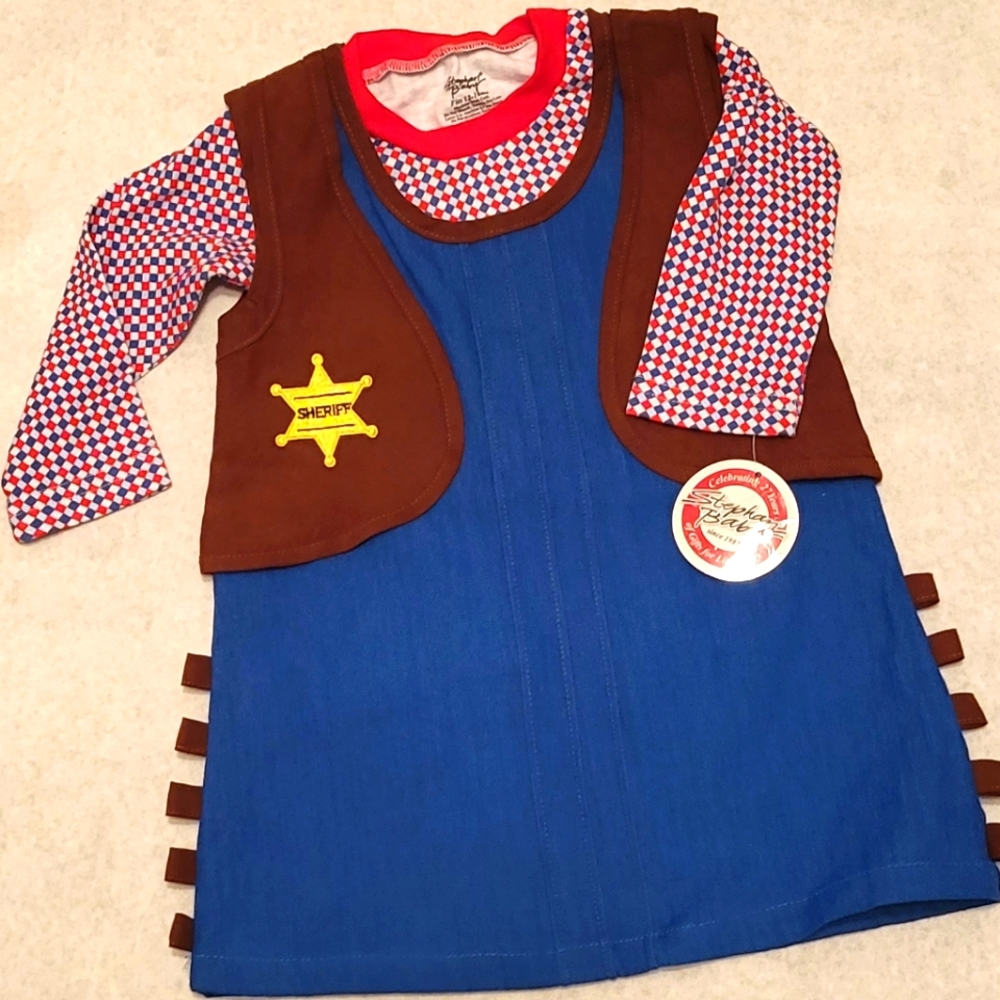 NWT Cowgirl 2 Piece Outfit/Costume